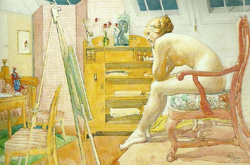 Carl Larsson en studie i root china oil painting image